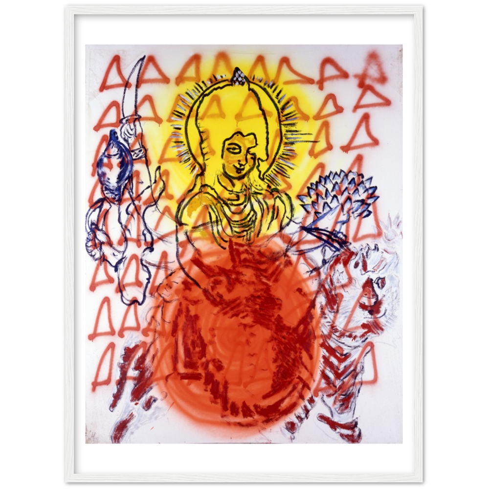 Untitled (Durga with Lingams)