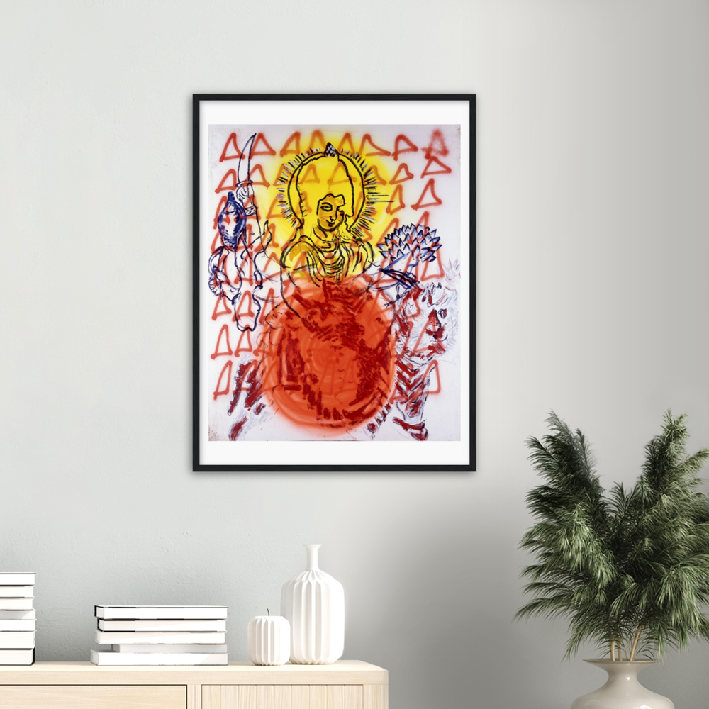 Untitled (Durga with Lingams)