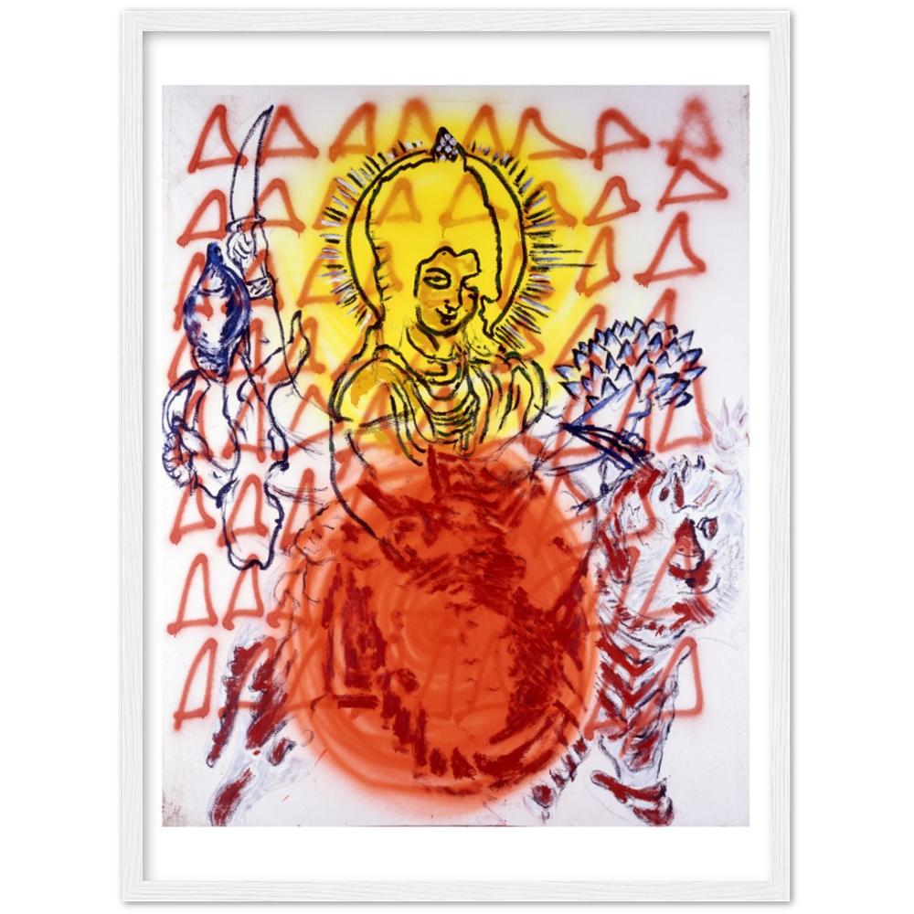Untitled (Durga with Lingams)