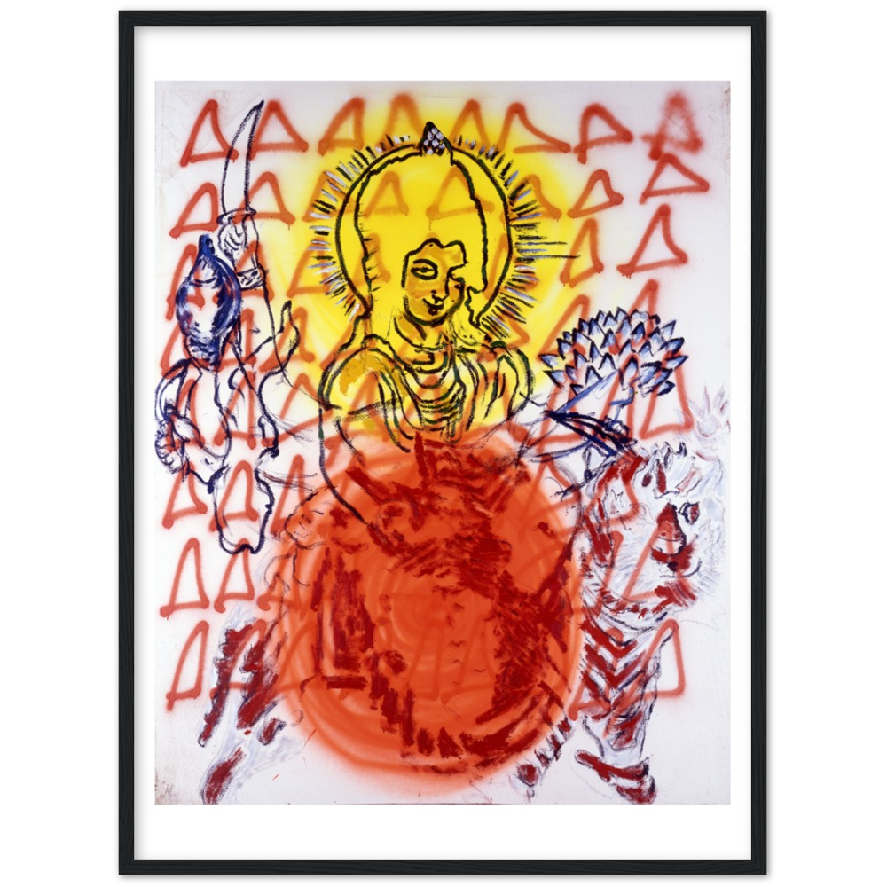 Untitled (Durga with Lingams)