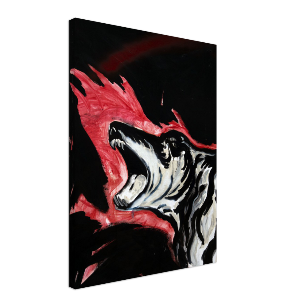 Untitled (Laughing Dog, Flames)