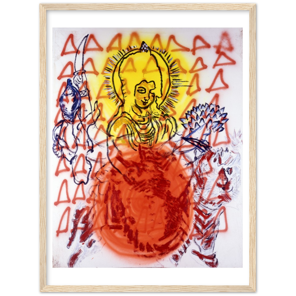 Untitled (Durga with Lingams)