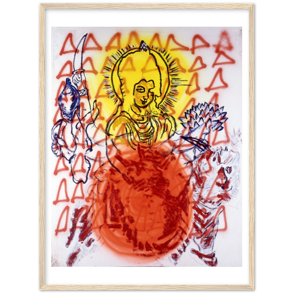 Untitled (Durga with Lingams)