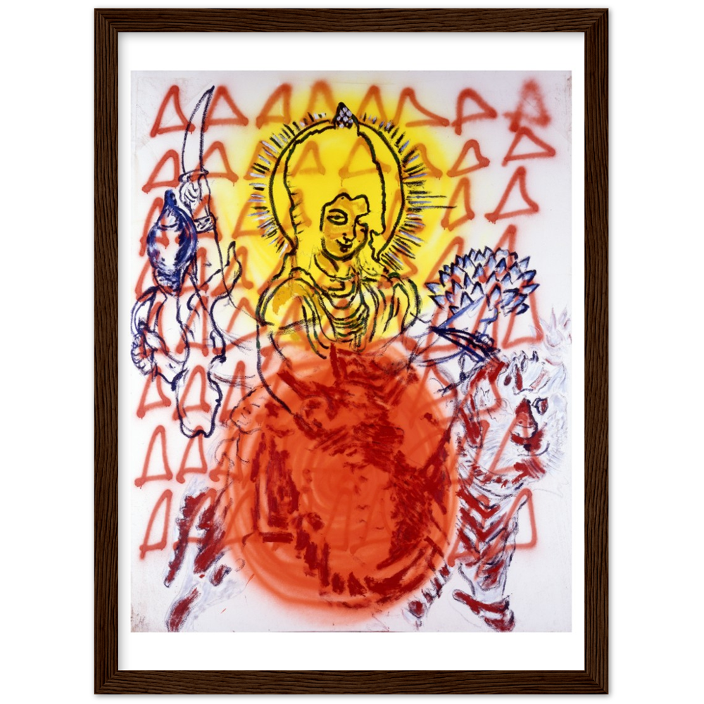 Untitled (Durga with Lingams)