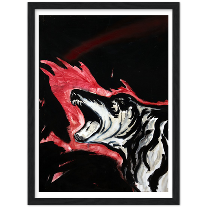 Untitled (Laughing  Dog,  Flames)