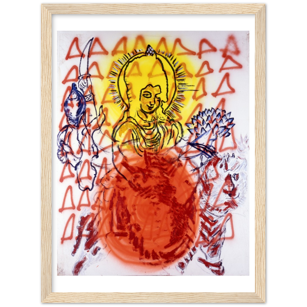 Untitled (Durga with Lingams)